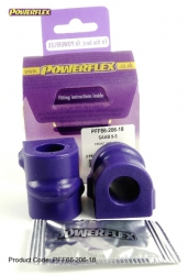 Silentbloky Powerflex Saab 9-5 YS3E (98-10) Front Anti Roll Bar Mounting Bush 18mm (3)
