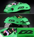 Přední brzdový kit D2 Racing pro Rover 600 (93-99), 4-pístkové brzdiče, pevné kotouče 286x26mm