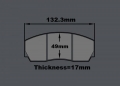 Přední brzdový kit D2 Racing pro Rover 600 (93-99), 4-pístkové brzdiče, pevné kotouče 304x28mm