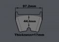 Přední brzdový kit D2 Racing pro Ssangyong Chairman CM 300SL (97-04), 8-pístkové brzdiče, plovoucí kotouče 380x32mm