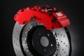 Přední brzdový kit D2 Racing pro Alfa Romeo 146 (94-01), 8-pístkové brzdiče, plovoucí kotouče 421x36mm