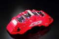 Přední brzdový kit D2 Racing pro Alfa Romeo 146 (94-01), 8-pístkové brzdiče, plovoucí kotouče 421x36mm