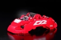 Přední brzdový kit D2 Racing pro Alfa Romeo 146 (94-01), 8-pístkové brzdiče, plovoucí kotouče 421x36mm
