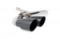 Downpipe back Milltek Audi Coupe UR Quattro 10v Turbo (81-89) - verze s rezonátorem - koncovka černá