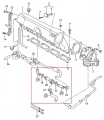 Hadicový kit ProRacing Audi S3 / TT / Seat Leon 1.8T 210/225PS - modrý
