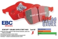Zadní brzdové destičky EBC Redstuff na Audi RS2 2.2 Turbo 311PS (93-96)