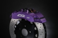 Přední brzdový kit D2 Racing pro Scion FR-S (12-), 6-pístkové brzdiče, plovoucí kotouče 330x32mm