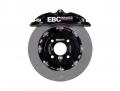 Přední a zadní brzdový kit 330mm EBC pro Audi S1 8X 2.0 Turbo PR-1LJ 5x112 230PS (14-) - černá