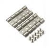 Separátory / držáky brzdových hadic - průměr 6,3mm (1/4") - 12ks