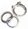 V-band set 102mm (4 palce) - spona + příruby nerez