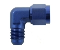 Spojovací fitinka koleno 90° D-06 (AN6) 9/16"x18-UNF - D-06 (AN6) 9/16"x18-UNF samec-samice