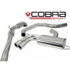 Turboback výfuk Cobra Sport Audi A3 8P 2.0 TFSI 2WD 3/5dv. (04-12) - verze bez rezonátoru a sport. katalyzátorem